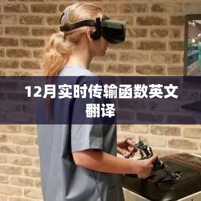 实时传输函数英文翻译介绍及作用分析