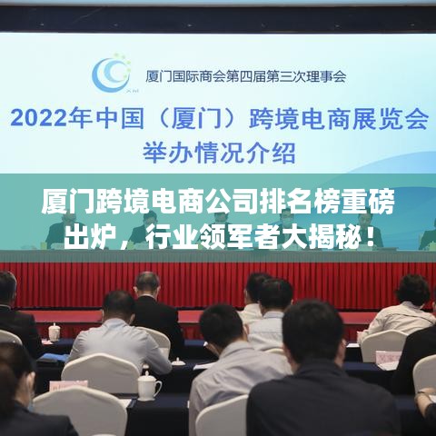 厦门跨境电商公司排名榜重磅出炉，行业领军者大揭秘！