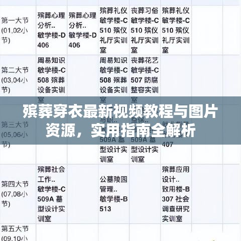 殡葬穿衣最新视频教程与图片资源，实用指南全解析