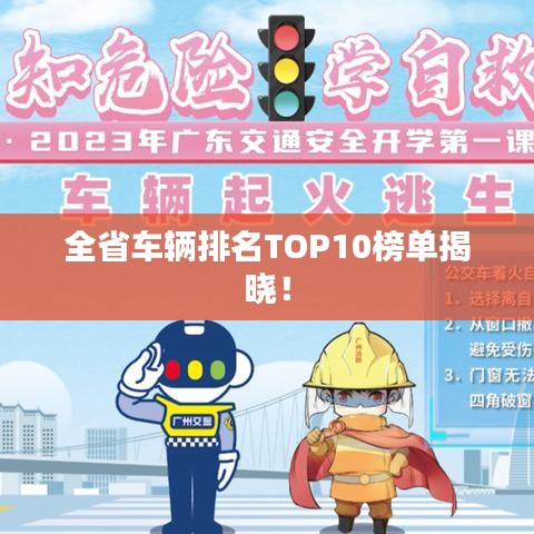 全省车辆排名TOP10榜单揭晓！