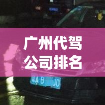 广州代驾公司排名揭晓，市场分析深度解读