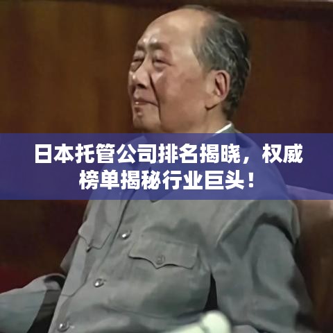 日本托管公司排名揭晓，权威榜单揭秘行业巨头！